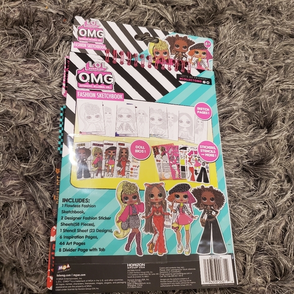 NWT LOL Surprise O.M.G. Fashion Sketchbook - Picture 4 of 4